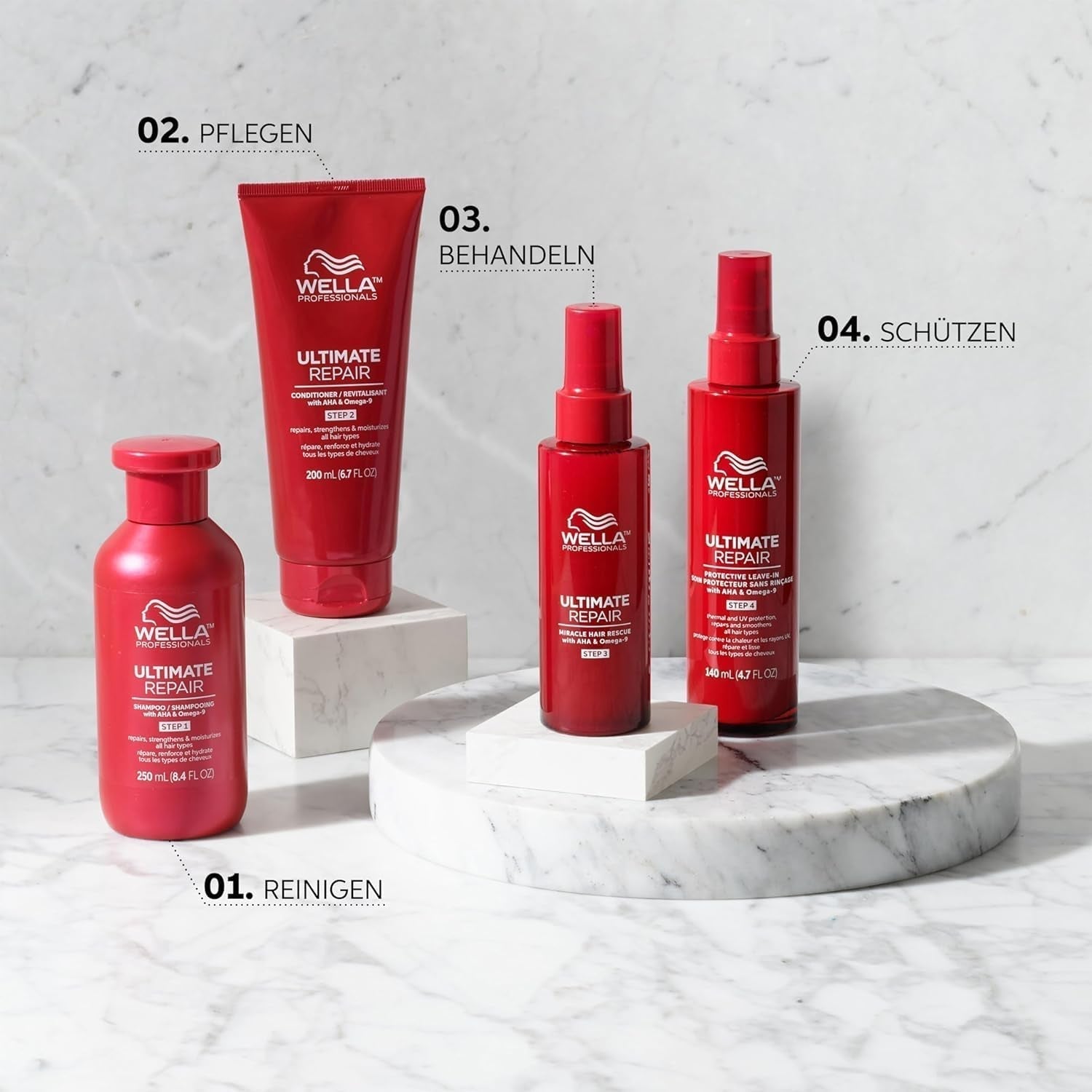 Wella Professionals Ultimate Repair Diep reinigende shampoo, 250 ml Wella douche en bad