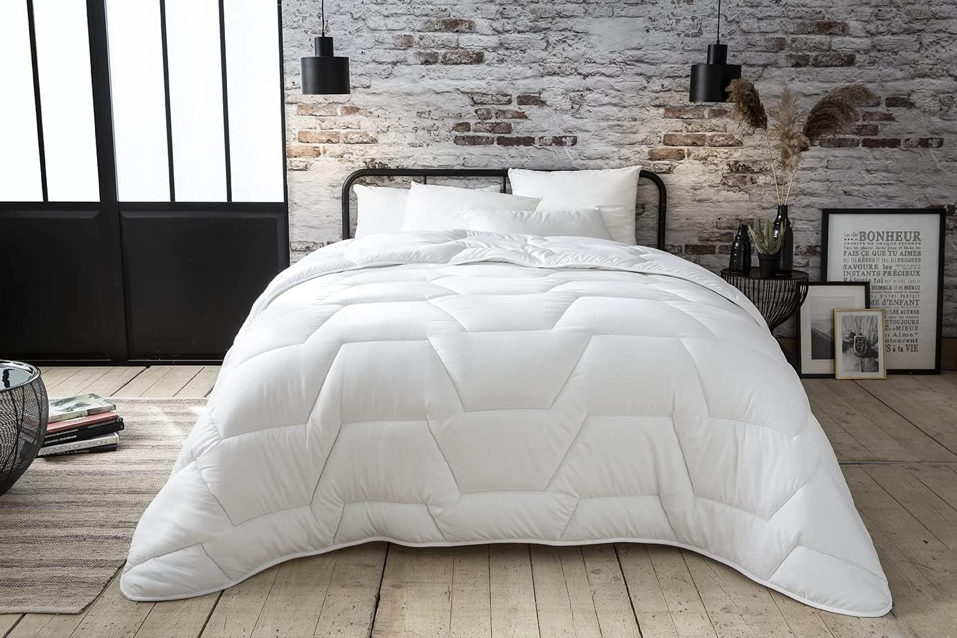 Abeil Acaristop dekbedovertrek met anti-mijt- en antibacteriële werking, polyester, wit, 220 X 240 cm Dekbedden en dekbedden Naty Shop