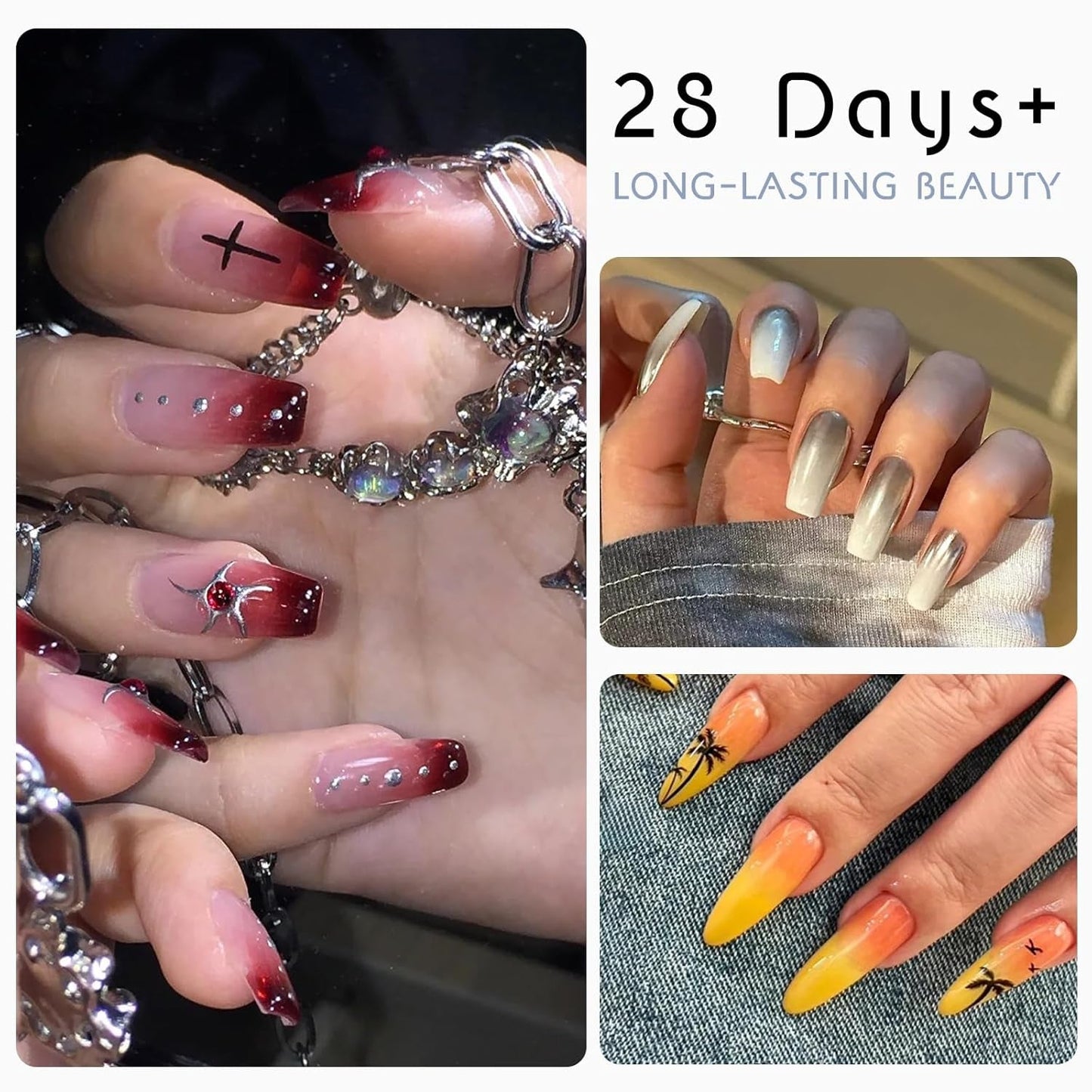 100 Stück Nail Art Schwamm Mit Metallgreifer, Sponge Brush Applicator, Sponge Nagel Pinsel, Nageldesign Zubehör Schwammpinsel, Verwendet, Um Eine Varavländ Von Gradient Nail Art Patterns Zu Ersetlen