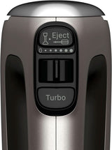 Tefal HT650E Power Mix Silence Handmixer | 600 Watt | Variabele snelheidsregelaar | Turbo- en Auswurf-functie | Extreme vrijetijdsmotor | Incl. 2 Rührbesen en 2 Knethaken | Tarwekeuken Naty Shop