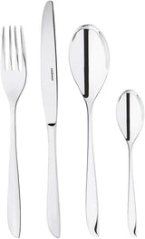 Sambonet 52163-81 Leaf - 18/10 roestvrijstalen monoblokbestekset Naty Shopset 6 personen - 24-delig