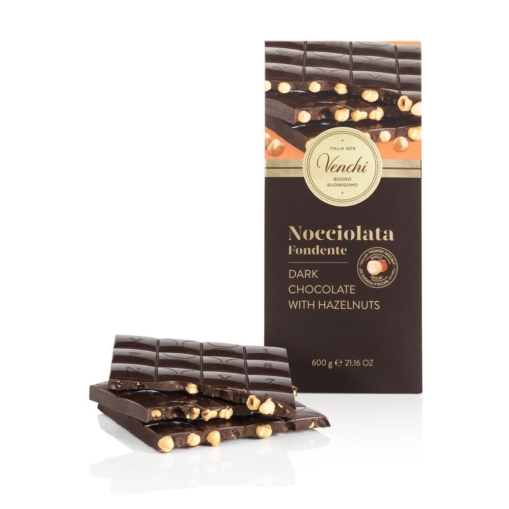 Venchi - Maxireep witte chocolade, gezouten, 600 g, glutenvrij, zonder kunstmatige kleurstoffen en zonder bewaarmiddelen