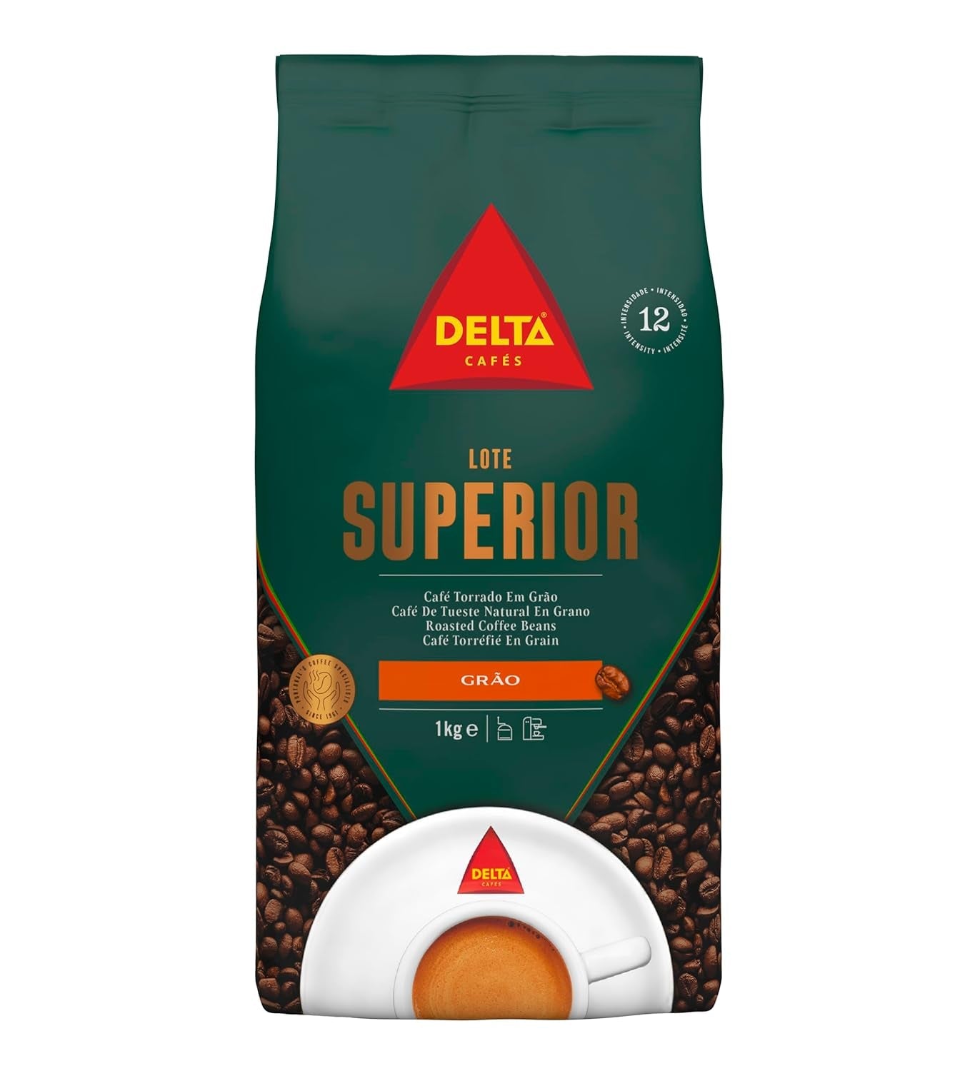 Partij verpakking Delta Superior koffiebonen 1 kg