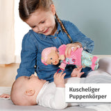 BABY born voor baby's Vergoeding Zachte lichaamspop met vingerzakken in armen 26 cm Hoge handpop 834695 Zapf Creation