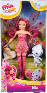Simba 109483042 Mia en ik verkleedpop, Phuddle met Trumptus, elf met vleugels en beweegbare benen, 6X haarspeldjes, 2X armband, vanaf 3 jaar, veelkleurig, 23 cm Naty Shop Dolls