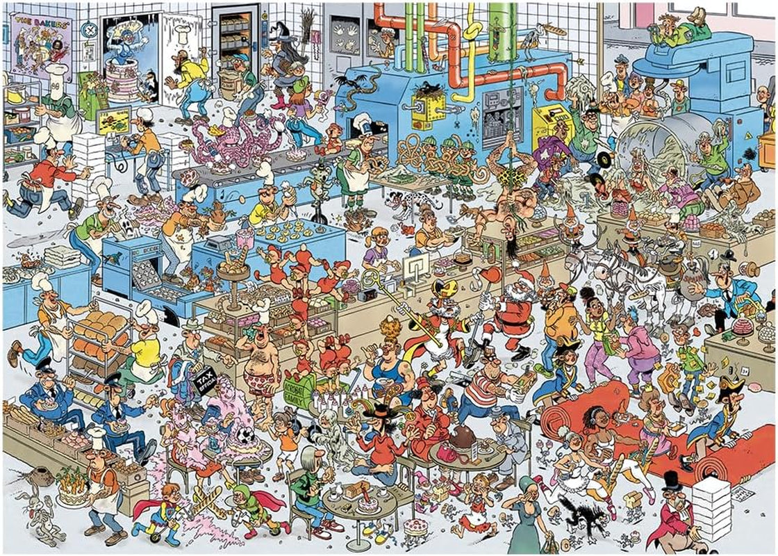 Jan Van Haasteren, De Bakkerij, puzzel 2000 stukjes voor volwassenen Puzzel Naty Shop