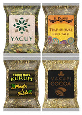 Yerba Mate Theeset ● Mango Tropicales Mate Thee 500G ● Mate Theeset 4X25G ● Mate Thee met Fruit ● Yerba Mate Thee met Mango, Ananas, Citroen