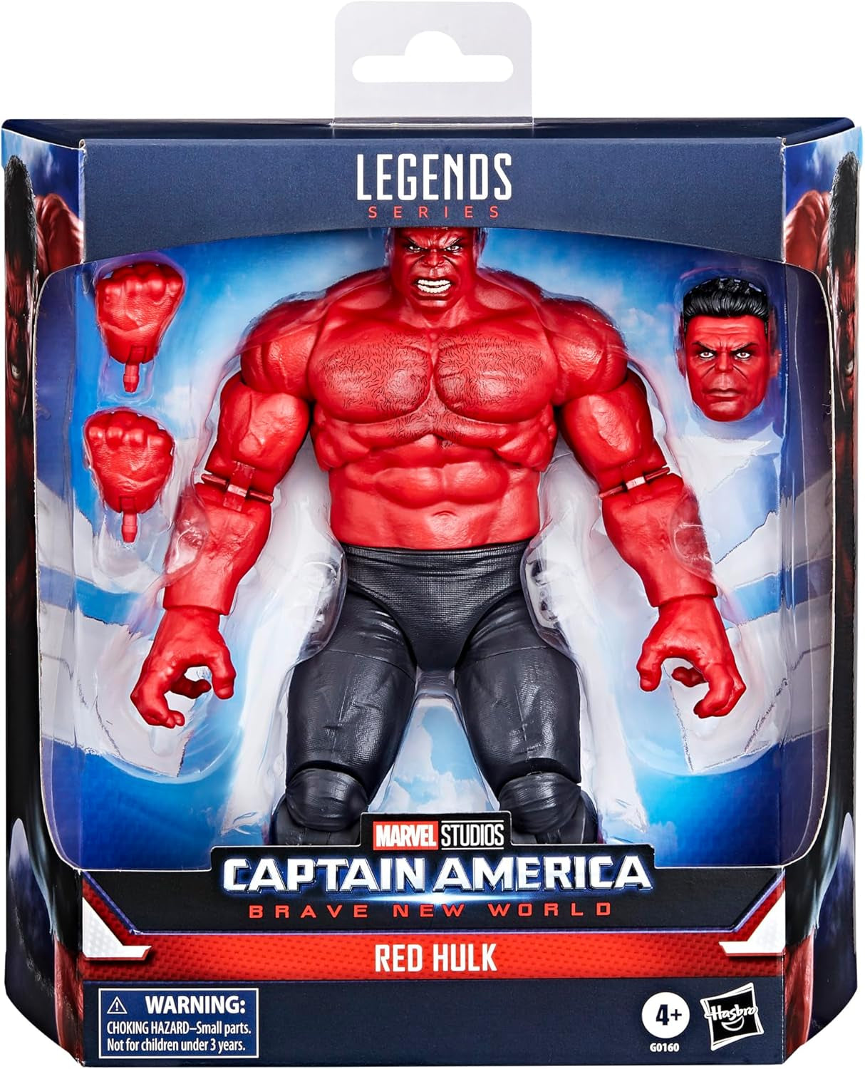 Marvel Legends Series Red Hulk-actiefiguur (schaal: 15 cm) voor Captain America: Brave New World Actiefiguren Naty Shop