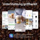 PHILIPS automatische espressomachine 2200 series - 2 koffiespecialiteiten, touch display, klassieke melkopschuimer, keramische molen, matzwart (EP2220/10)