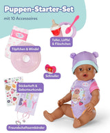 BABY Born Eva - babypop 43 cm - 10 functies inclusief accessoires en matras - Werkt volledig zonder batterijen - Geschikt voor kinderen vanaf 3 jaar