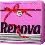 Renova Red Label Fuchsia Papieren Servetten - 70 Servetten