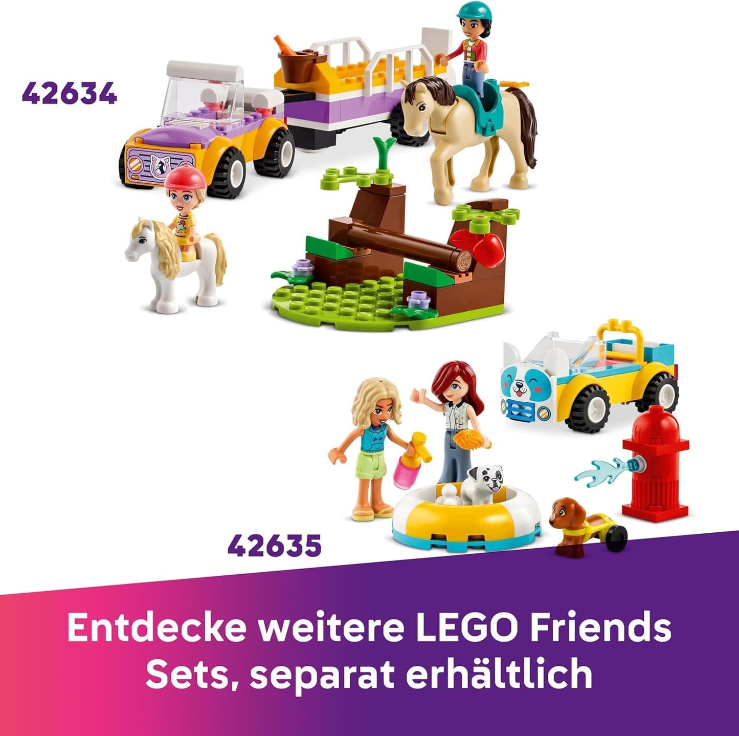LEGO Friends Heartlake City IJscowagen Fantasiespelset 2 figuren en een konijntje Bouwset 4 jaar oude meisjes Speelgoedfiguur Minifiguur Bouwspeelgoed 42644 Bouwsets Bekijk de LEGO-Store
