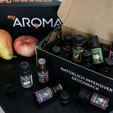 Myaroma | Set: Bos & Weide - Puur Natuurlijke Smaak met Fruitsmaak en Fruitsmaak (5 x 10 ml) | Suikervrije en ongezoete Naty Shop-zoetstoffen