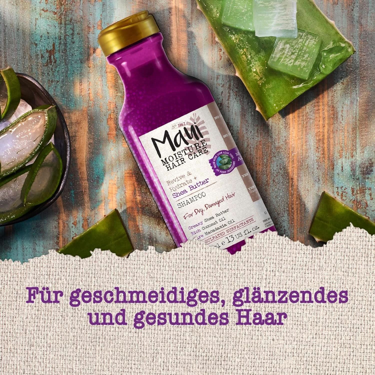 Maui Moisture Revive & Hydrate + Shea Butter, Shampoo of Conditioner, 385ml Douche & Bad Naty Shop