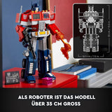 LEGO 10302 Icons Optimus Prime Set, 2-in-1 robotfiguur en modeltruck, Transformers speelgoedmodelset voor volwassenen, verjaardags- of kerstcadeau voor mannen, vrouwen, haar en hem Bouwsets Besuche in LEGO-Store