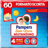 Pampers Sole e Luna Maxi luier, maat 4 (8-15 kg), 60 luiers