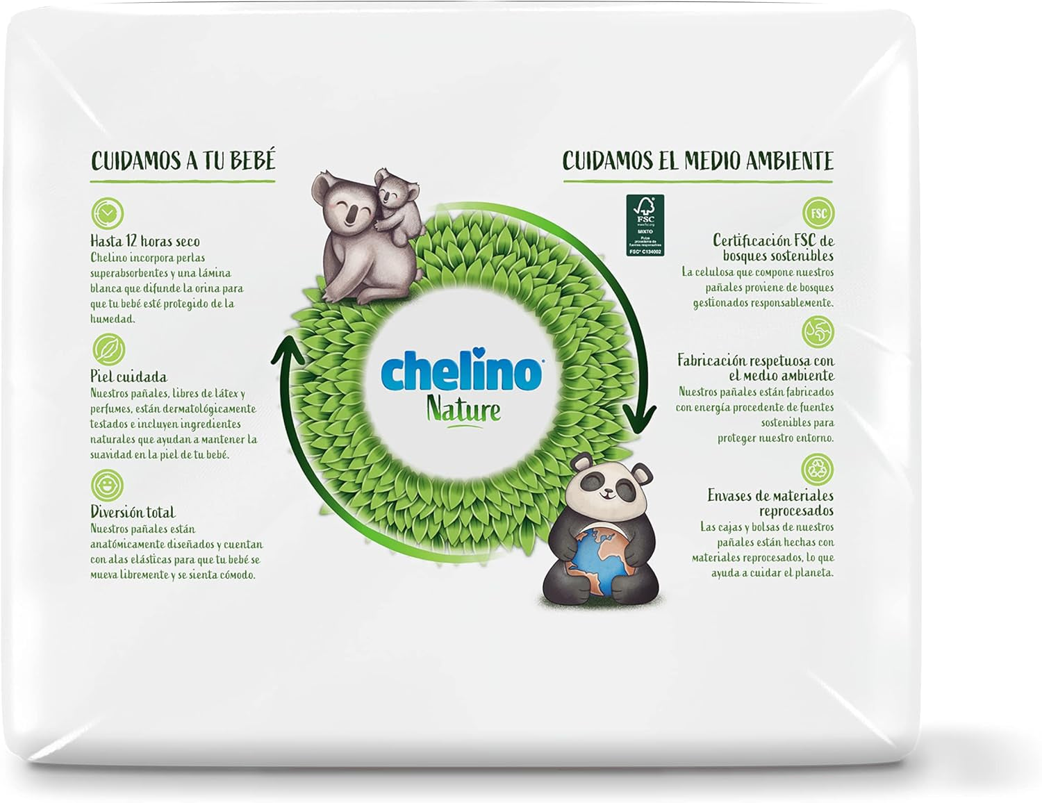 Nature babyluier, maat 6 (17-28 kg), 162 luiers