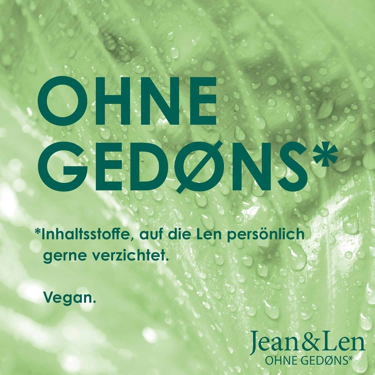 Jean & Len Green Tea & Lime vochtinbrengende shampoo, voor normaal tot vet haar, 300 ml Douche en bad Jean & Len Green Tea & Lime