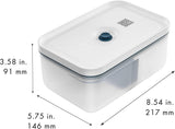 Zwilling Fresh & Save vacuüm lunchboxset / koelkastopslag, 3-delig, kunststof, semi-transparant, La Mer Voedselbewaardozen Naty Shop