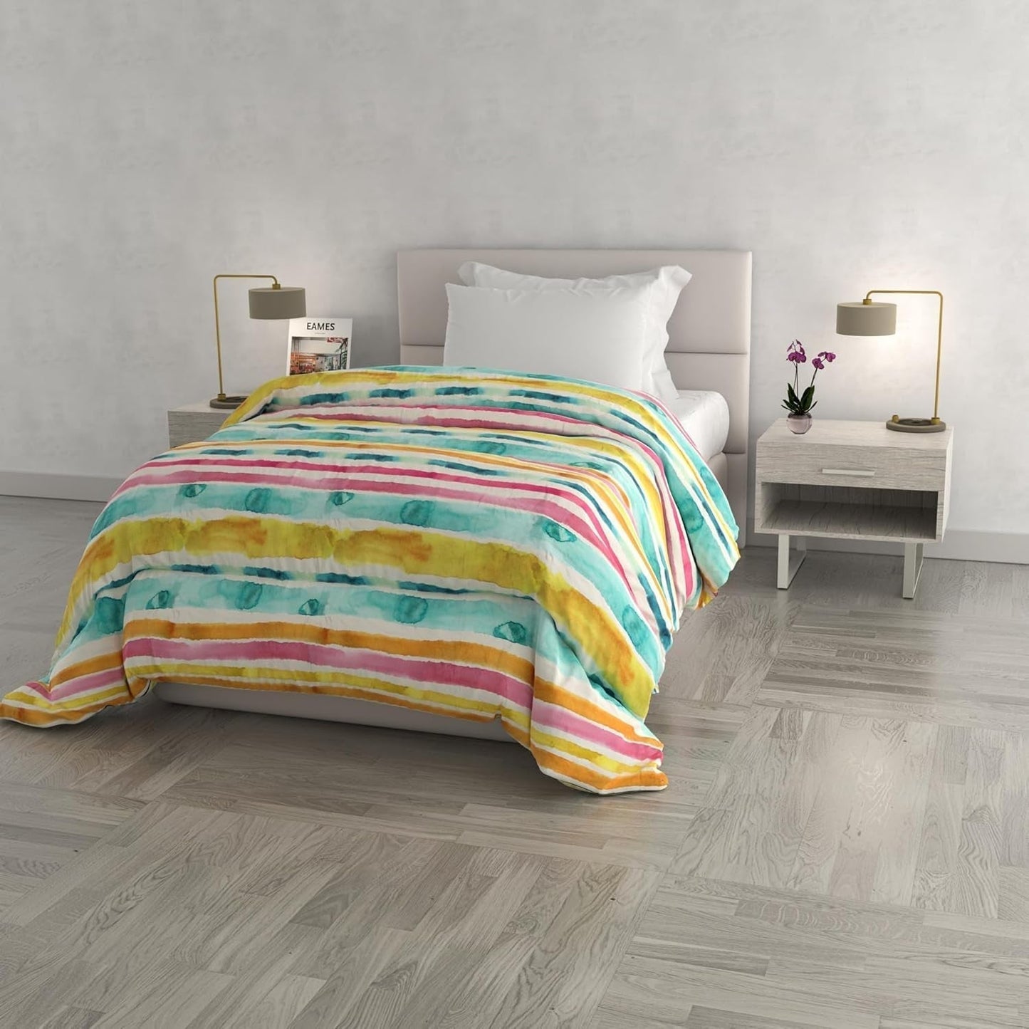 Modieus winterdekbed, Florence, 260X260Cm Dekbedden en dekbedden Naty Shop Fez 170X260Cm