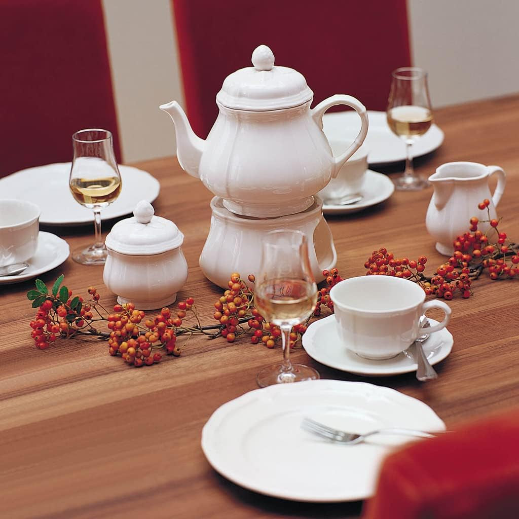 Villeroy & Boch Manoir melkmok, 250 ml, hoogte: 9,1 cm, premium porselein, wit