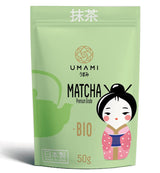 Matcha Umami Bio Groene Thee Poeder - premium kwaliteit, geteeld in Uji, Kyoto (Japan) Van biologische landbouw. 50 gr