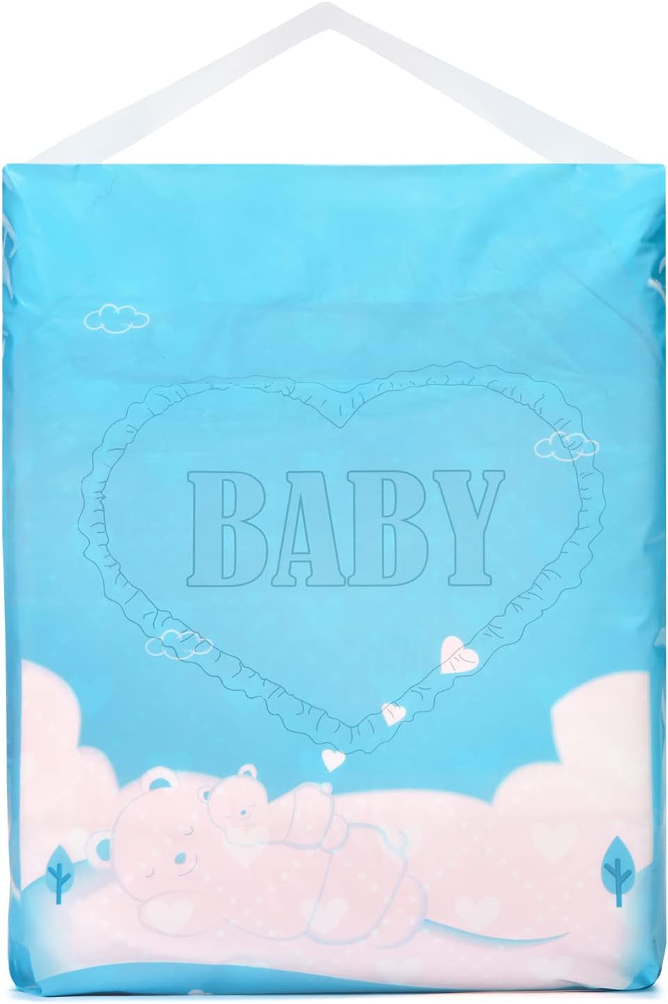 Bedrukte luiers voor volwassenen, 5500-5800 ml, 2 stuks - Blozende baby (M)
