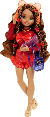 Barbie Dream Besties-pop en accessoires, beweegbare Teresa-modepop met bruin haar en haarclips, 10-delig videogamethema, HYC23 Naty Shop Dolls Videogames