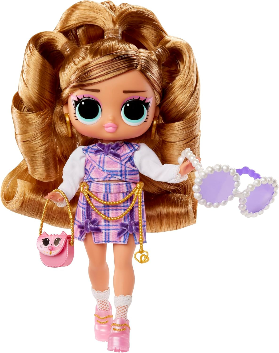 LOL Verrassing! Tweens Core Doll - Fancy Girl - Inclusief 1 modepop met outfit en accessoires, 4 verzamelobjecten, Rose