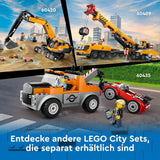 LEGO City Mobiele bouwkraan Bouwspeelgoed voor jongens en meisjes Creatief kindercadeau Lange uitschuifbare arm 4 bouwvakker minifiguren voor rollenspel 60409 Bouwsets Besuche in LEGO-Store