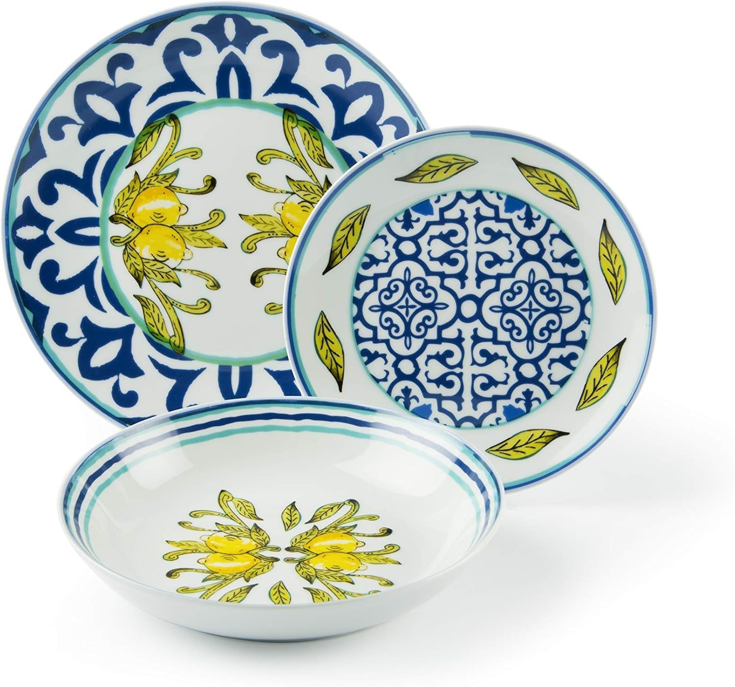 Excelsa Amalfi serviesset, 18-delig, porselein