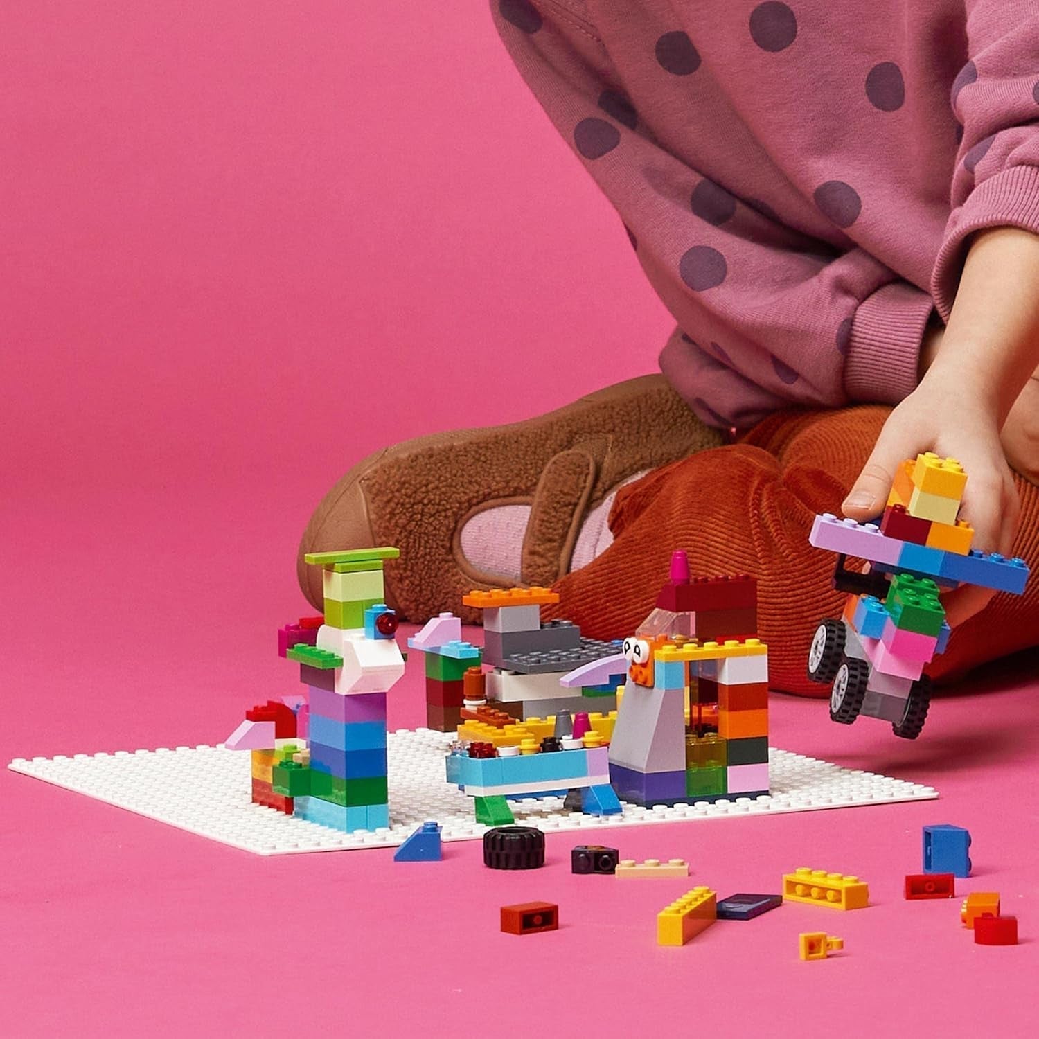 LEGO 11026 Klassieke witte bouwsteen, vierkante grondplaat met 32X32 inkepingen als basissets Bouwspeelgoedbouwsets Besuche in LEGO-Store
