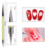 Nagel Art Fineliner Pinsel[5 Stück],Nagel Art Liner Pinsel,Professionele Detail Pinselset,Nagellack Pinsel,Voor Nail Art Design Schildersalon,Nageldesign Nagel Fußpflege
