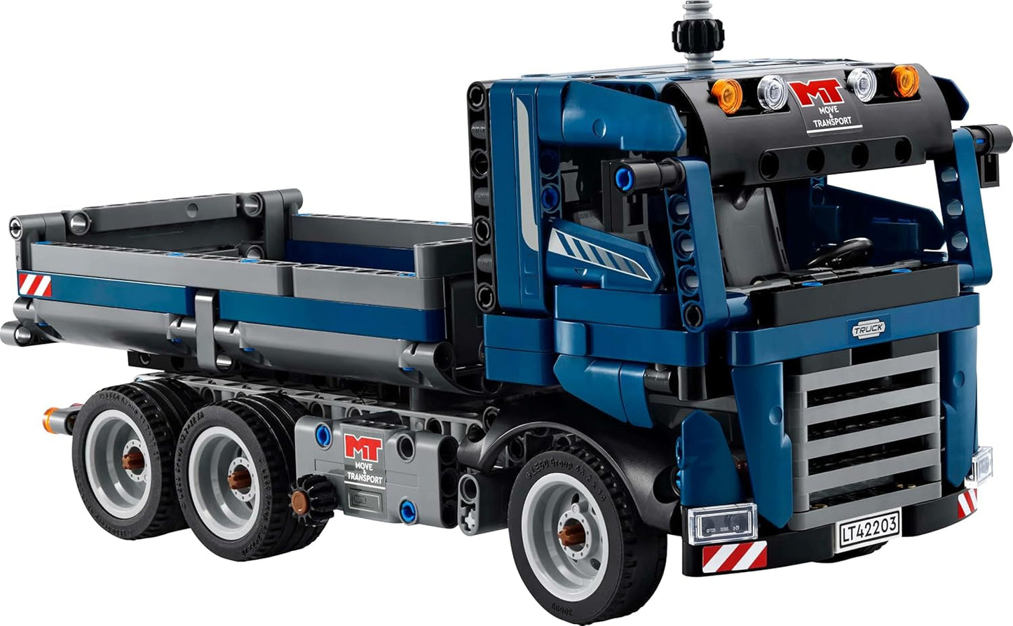 LEGO Technic Dump Truck speelgoed met stuur en beweegbare dumptruck - blauw bouwvoertuig - cadeau-idee voor verjaardagen of feestdagen - bouwset voor jongens en meisjes vanaf 9 jaar 42203 Bouwsets Besuche den LEGO-Store