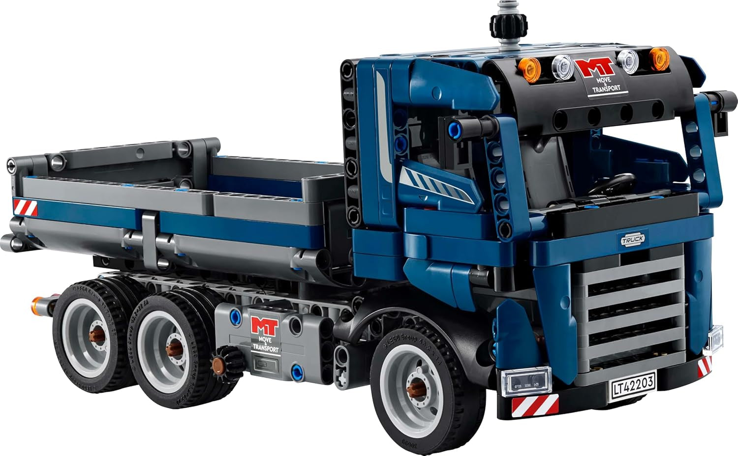 LEGO Technic Dump Truck speelgoed met stuur en beweegbare dumptruck - blauw bouwvoertuig - cadeau-idee voor verjaardagen of feestdagen - bouwset voor jongens en meisjes vanaf 9 jaar 42203 Bouwsets Besuche den LEGO-Store