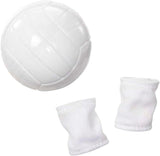Barbie Made to Move - Volleybalspelerpop met T-shirt en bal - 22 gewrichten voor realistisch spelen, inclusief volleybal en sportkleding, HKT72 Naty Shop-poppen