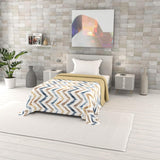 Zomerdekbed met fantasieprint, polyester vulling, bloemblaadjes, 260 x 270 cm