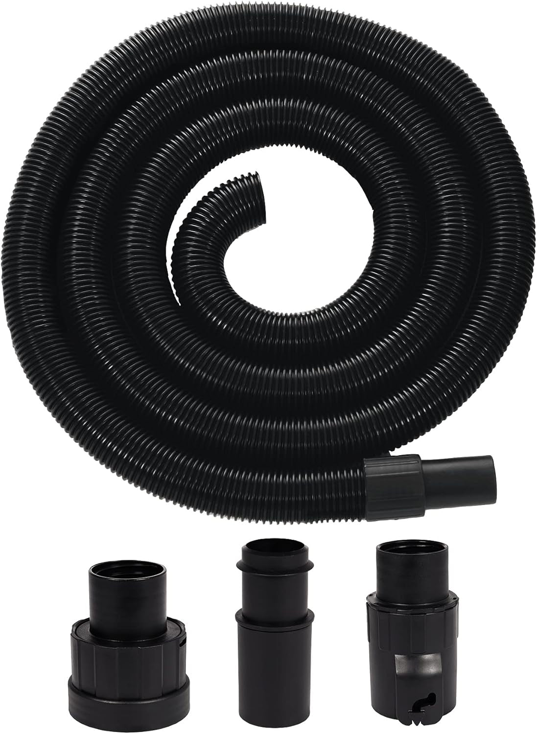 Originele Einhell zuigslang voor nat-/droogzuigers (lengte 3 m, incl. aansluitadapter voor alle Einhell nat-/droogzuigers, gemaakt van hard plastic)