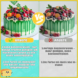 Gel-kleurstof - 8 levendige kleuren Taartversieringen Kleurstof Hooggeconcentreerde kleurstof voor fondant, botercrème, cakes, bitterkoekjes, donuts - 6 ml