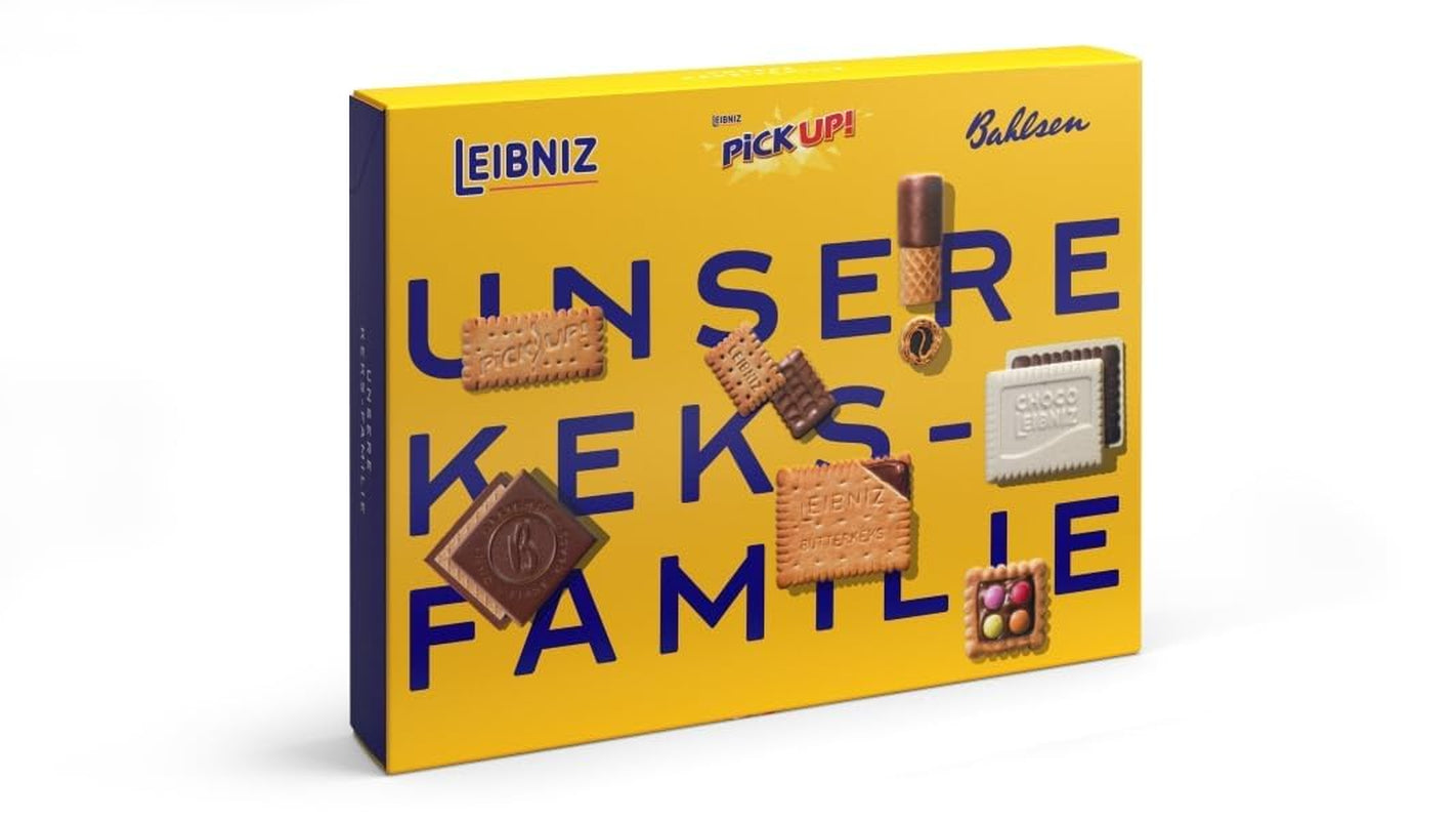 Bahlsen Our Biscuits Family, 9 stuks, koekjesmix met 7 knapperige soorten chocoladekoekjes (9 x 280 g)