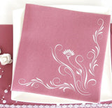 Appartina Elegantia 40X40 Cm Stofachtige Airlaid Servetten, Hoge Kwaliteit Bruiloft Servet, Stofachtige Bruiloft Servetten Wegwerp Servetten voor Verschillende Gelegenheden (Oud Roze)