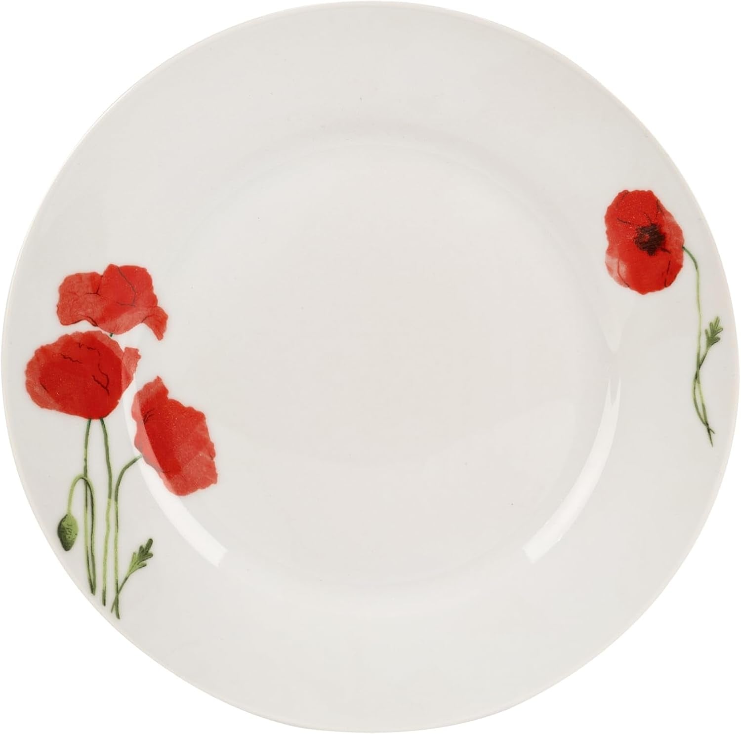 Serviesset voor 6 - 18-delig - Porseleinen serviesset - Witte serviesset - Kom en bordenset - Modern servies - Borden - Serviesgoed - Serviesset voor 6 personen