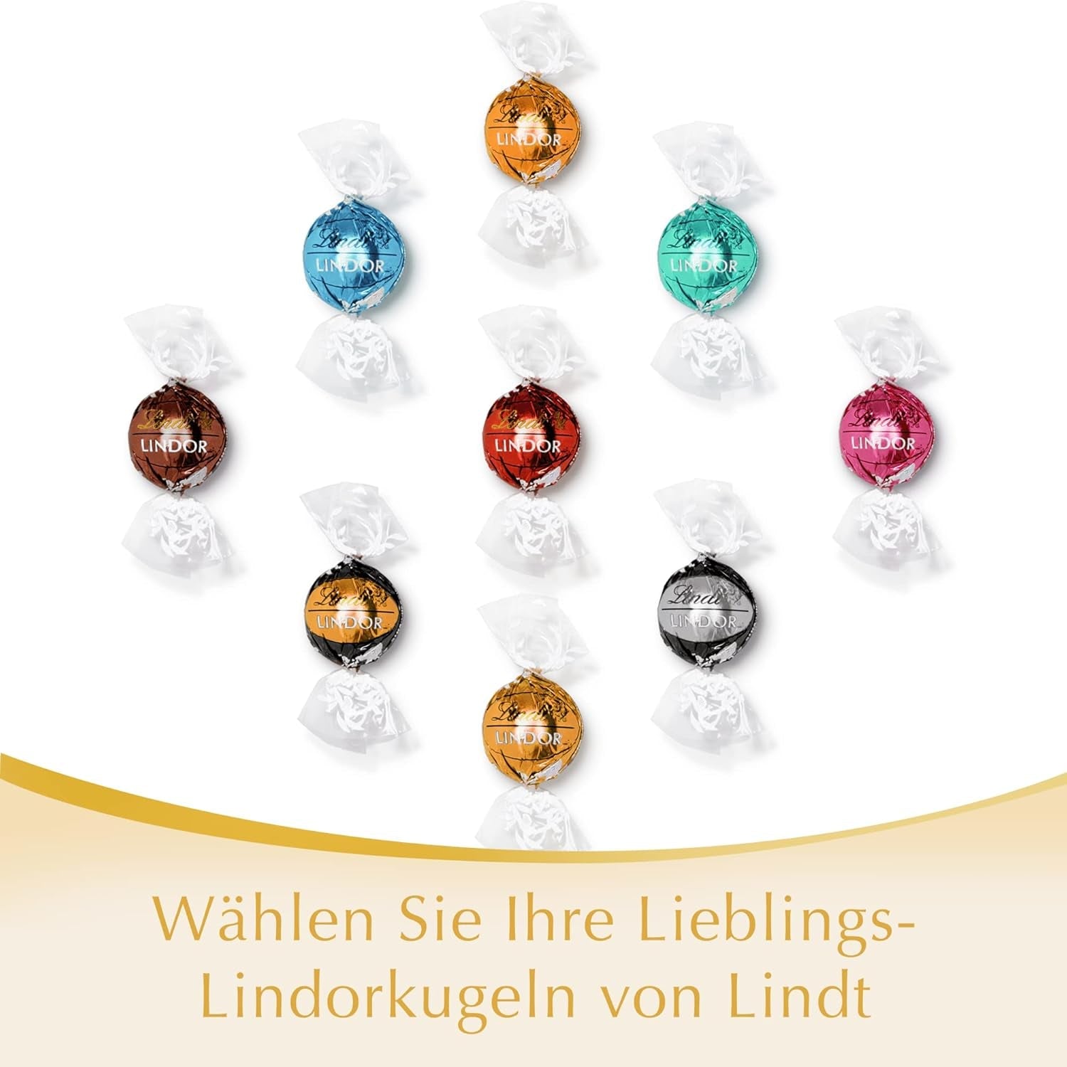 Lindor Witte Chocolade Ballen | 400 g Ca. 30 bolletjes witte chocolade met smelt-in-je-mond-vulling | Geschenk van chocolade | Chocoladecadeau (pak van 2)