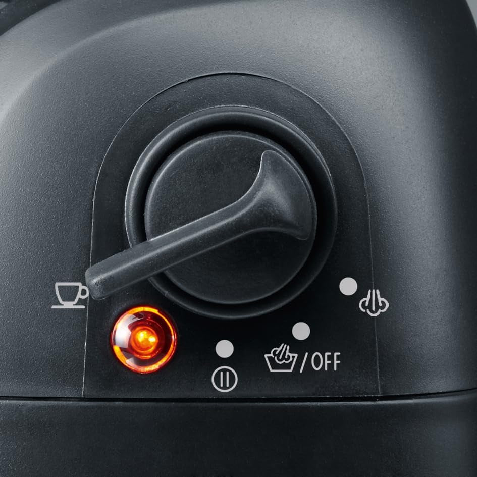 SEVERIN KA 5978 espressomachine (inclusief serveerschaal en maatlepel, maximaal 4 kopjes) zwart, Standaard