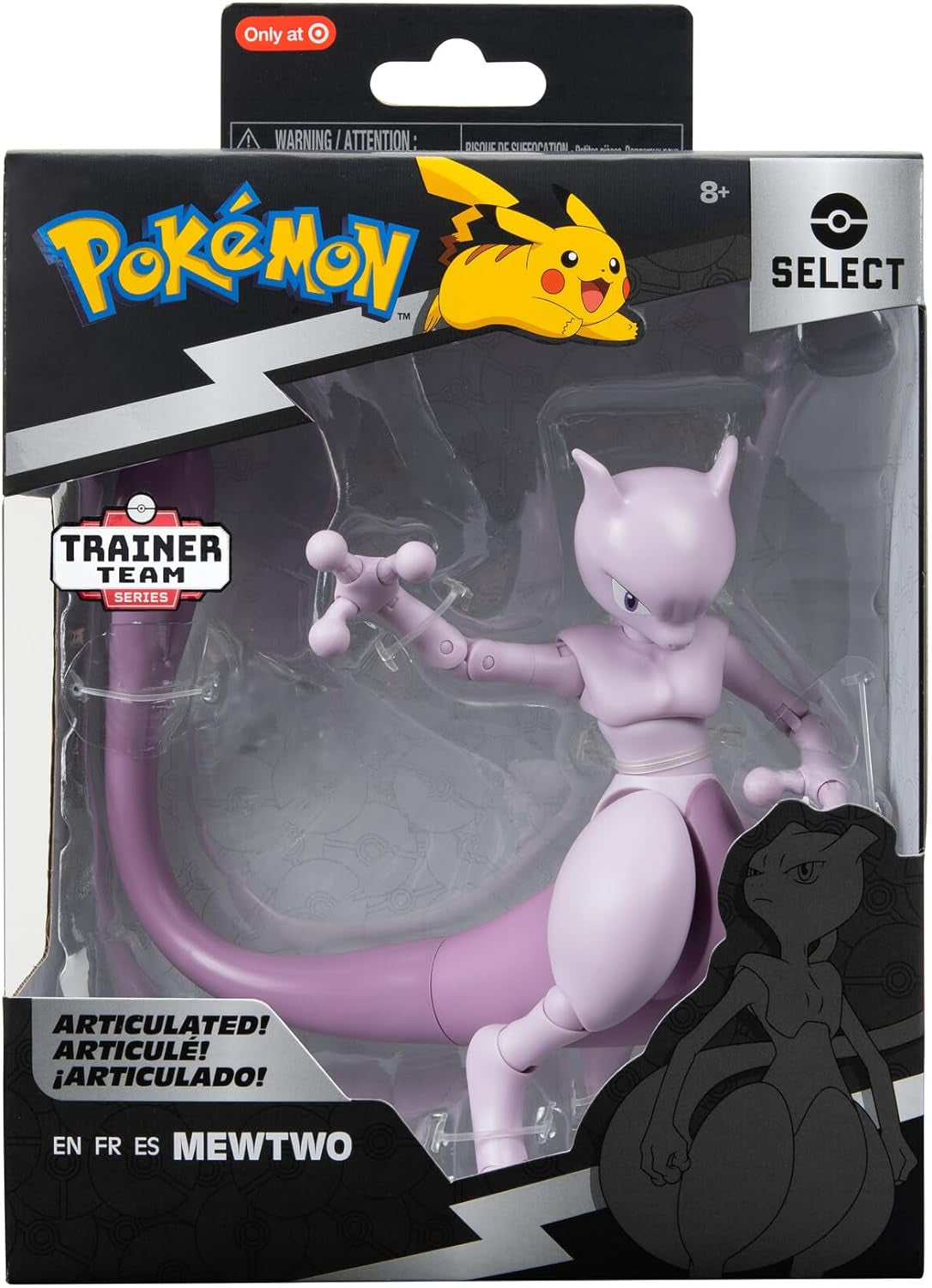 Pokémon Pkw2417-15Cm Select Figure - Mewtu officiële actiefiguren met beweegbare figuren Naty Shop