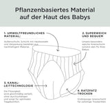 Kit & Kin Premium Eco-luiers, maat 4 (9-16 kg), 132 luiers, plantaardig en hypoallergeen, betrouwbare lekbescherming, veganistisch en dierproefvrij
