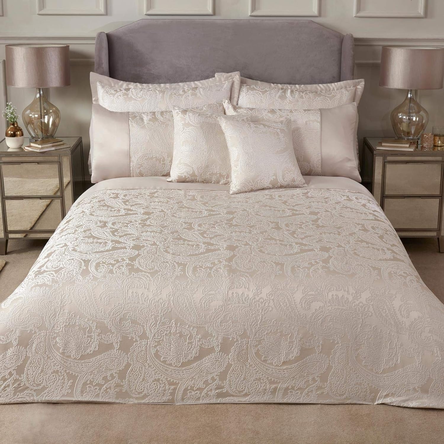 Duchess dekbed voor kingsize bed, 100% polyester, crèmekleur Emma Barclay bedden en dekbedden Crèmekleur Kingsize
