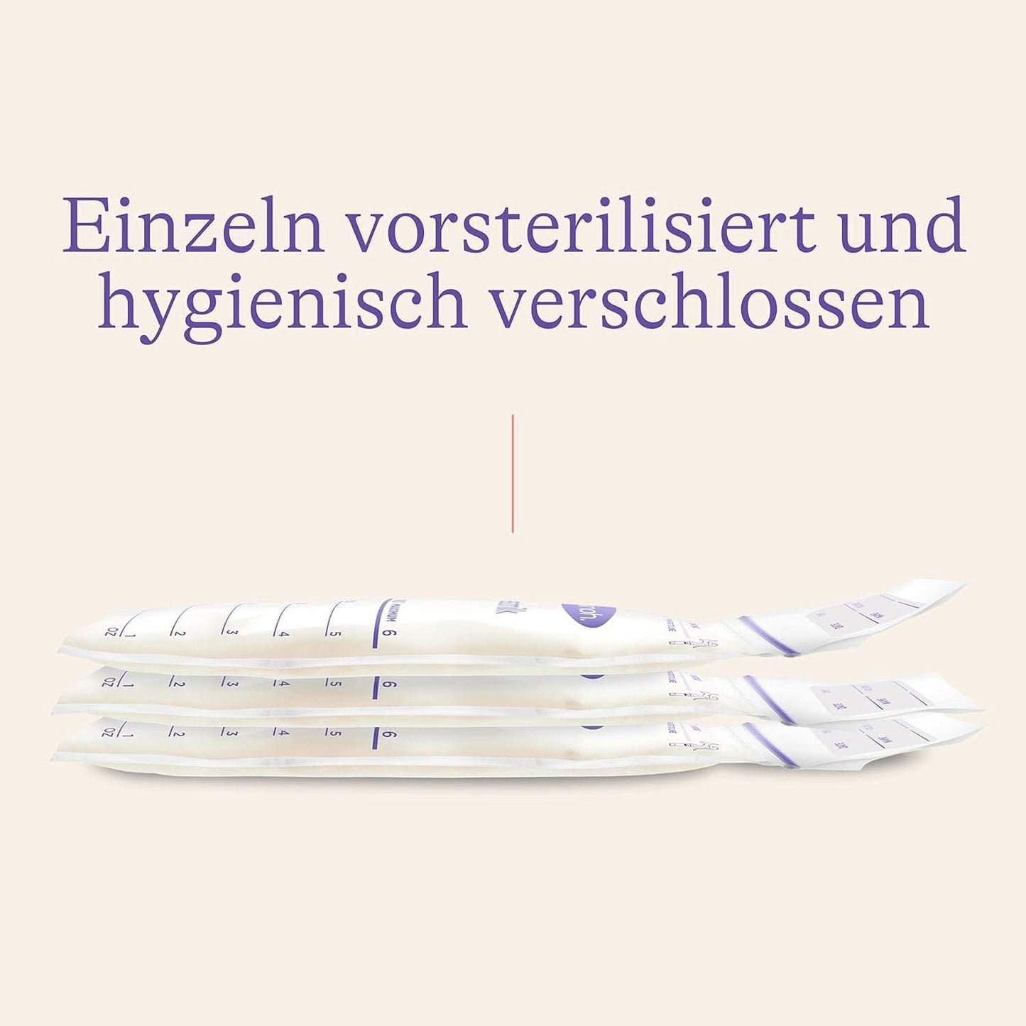 Lansinoh Muttermilchbeutel - 25 Stück - Zum Sicheren Aufbewahren Und Einfrieren Von Muttermilch - Hygienisch & Platzsparend Accessoires Voeding en borstvoeding Bebe Naty Shop
