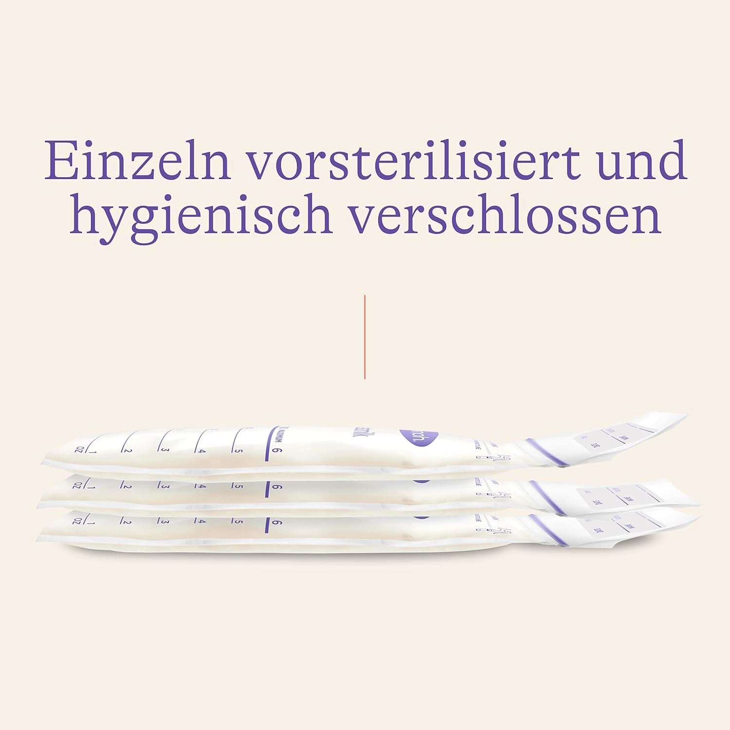 Lansinoh Muttermilchbeutel - 25 Stück - Zum Sicheren Aufbewahren Und Einfrieren Von Muttermilch - Hygienisch & Platzsparend Accessoires Voeding en borstvoeding Bebe Naty Shop