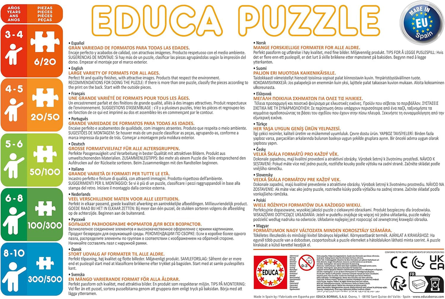 Educa - Puzzel 200 stukjes | Disney Parade, puzzel van 200 stukjes voor kinderen vanaf 6 jaar, Disney World (13289) Puzzel Naty Shop